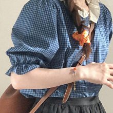 【LICKYSENIOR】新品氣質顯瘦溫柔舒適中長款長袖格紋襯衫外套女春夏日系寬松上衣 歷史價格詳細信息