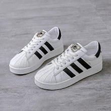 韓版百搭小白鞋女厚底內增高10cm女鞋鐳射皮面低幫鞋無後跟半拖潮 歷史價格詳細信息