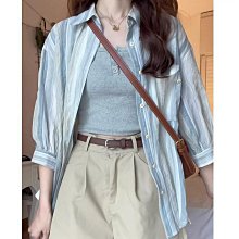 防曬襯衣女薄荷綠襯衫慵懶風清涼防曬衣夏季新款薄款上衣百搭白色 歷史價格詳細信息