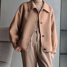 純羊毛雙面呢大衣女寬松短款外套顯瘦大碼毛呢顯高小個子秋冬新款 歷史價格詳細信息