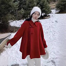 雙面羊絨大衣女秋冬新款小個子修身顯瘦西裝風短款黑色毛呢外套 歷史價格詳細信息