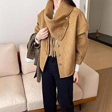 秋冬新款雙面羊絨大衣女韓系寬松設計感西裝氣質羊毛呢外套 歷史價格詳細信息