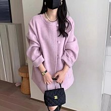 高端雙面羊毛大衣女秋冬新款圍巾領高級感寬松中長款毛呢外套 歷史價格詳細信息