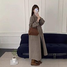 雙面羊絨大衣女中長款年秋冬新款高級感寬松小個子羊毛呢外套 歷史價格詳細信息