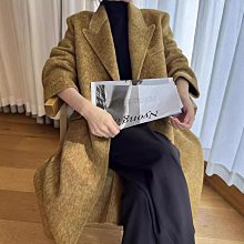 秋冬新款韓系高級感雙面羊絨大衣女牛角扣連帽加厚羊毛呢外套 歷史價格詳細信息