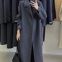高級感雙面羊毛大衣女長款韓版寬松西裝百搭呢子外套秋冬新款加厚 歷史價格詳細信息