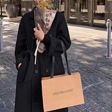 雙面黑色羊毛呢外套女中長版秋冬季2023年新款小個子鬥篷羊絨衣 歷史價格詳細信息