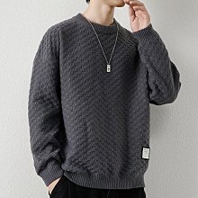 冬季加厚圓領毛衣男 M3XL 潮流時尚小眾套頭針織衫 寬鬆帥氣慵懶上衣 歷史價格詳細信息