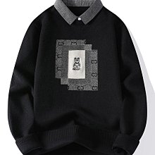 毛衣男2023年秋冬季青少年時尚線衣針織打底衫保暖上衣潮流半高領男裝毛衣 男士針織衫 歷史價格詳細信息