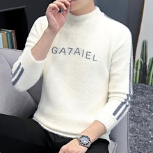 水貂絨毛衣男士半高領打底衫2023秋冬季加厚男裝衫保暖冬裝上衣服男裝毛衣 男士針織衫 歷史價格詳細信息