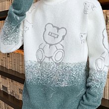 美式毛衣青少年中學生打底衫秋冬新款時尚舒適保暖仿貂針織衫內搭男裝毛衣 男士針織衫 歷史價格詳細信息