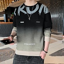 男士長袖上衣 男士打底上衣 男士長袖T恤2023春秋季貼身舒適翻領polo衫新款百搭潮流印花上衣 歷史價格詳細信息