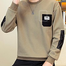 男士長袖上衣 男士打底上衣 男士長袖T恤2023春秋季貼身舒適翻領polo衫新款百搭潮流印花上衣 歷史價格詳細信息