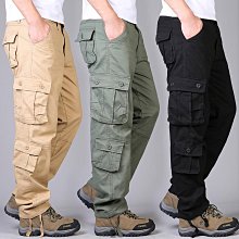 戶外服 戰術服 春夏季工裝褲男士休閑褲戶外寬松運動褲男松緊腰褲子直筒純棉長褲 歷史價格詳細信息