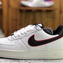 Nike Air Force 1 AF1 82 白紅 雙勾 米白 奶油白 紅 焦糖底 女鞋 休閒鞋 DX6065-101 歷史價格詳細信息