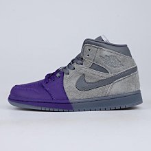 NIKE AIR JORDAN 1 MID 灰紫 拼接 麂皮 籃球鞋 女鞋 CW5897-005【ADIDAS x NIKE】 歷史價格詳細信息
