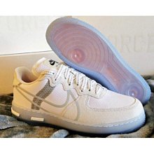 Nike Air Force 1 React QS 反光 男 女 骨白 冰藍 板 CQ8879-100 現貨慢跑鞋【ADIDAS x NIKE】 價格比較,價格查詢,歷史價格詳細信息