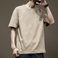 重磅男士純棉T恤寬松大碼汗衫短袖夏季中老年爸爸大碼休閑短袖男 男短袖T恤 男短T 襯衫 針織短袖 歷史價格詳細信息