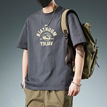 小眾重磅純棉短袖T恤男款夏季CHIC港風設計感百搭寬松半袖上衣INS 歷史價格詳細信息
