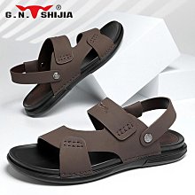 涼鞋男真皮2023年夏季新款外穿兩用休閒爸爸沙灘鞋軟底耐磨涼拖鞋 歷史價格詳細信息