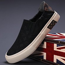 現貨男鞋2024春季新款潮鞋韓版網面透氣帆布鞋低幫一腳蹬布鞋男士板鞋 歷史價格詳細信息