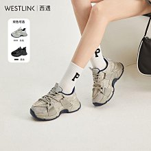 老爹女ins潮 2023年春秋新款厚底休閑運動舒適輕便學生跑步 歷史價格詳細信息