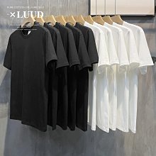 純棉短袖男士夏季黑白素色T恤衫圓領正肩打底休閒短袖t恤時尚寬鬆百搭短袖【滿299元發貨】 歷史價格詳細信息