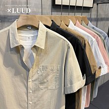 LUUD 夏新款棉質簡約純色直筒褲男韓版休閒復古錐形百搭款九分褲 歷史價格詳細信息