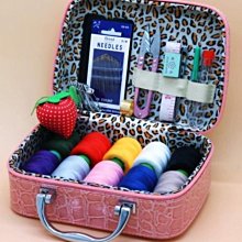 現貨熱銷-針線盒 縫衣線家用便攜式小針線盒縫補女學生針線包縫紉整理箱收納盒套裝 歷史價格詳細信息