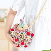 手作鉤針包包 diy縫紉編織包包 diy手工包包 手提包 斜挎包 鉤針編織毛線笑臉包手提包 手工編織diy材料包 送女友 歷史價格詳細信息