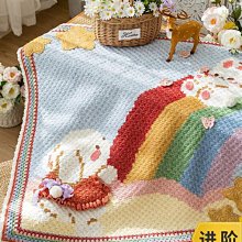 手作彩虹云朵包手工diy鉤針編織包包毛線團材料包譱 歷史價格詳細信息