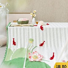 連年有余風水絲綢畫國畫水墨畫花鳥畫蓮花九魚家居裝飾畫定制掛畫 歷史價格詳細信息