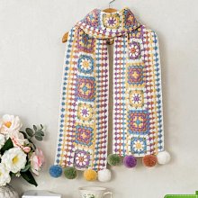 鉤針材料包趣織社田野拼花毯手工打發時間diy編織毯子鉤針毛線團自製材料包 歷史價格詳細信息