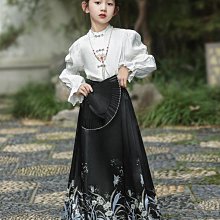 原創正品馬面裙女童漢服秋款中國風兒童唐裝古風古裝春秋季2023新款小女孩 歷史價格詳細信息
