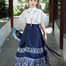 原創正品兒童馬面裙女童2024新款春秋款套裝親子漢服古裝中國風拜年服春裝 歷史價格詳細信息