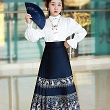 原創正品馬面裙女童漢服秋款中國風兒童唐裝古風古裝春秋季2023新款小女孩 歷史價格詳細信息