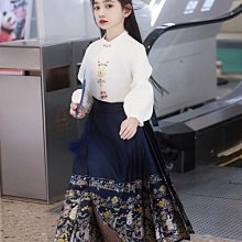 原創正品兒童漢服女童春秋款2024新款中國風古裝超仙秋裝明制襖裙古風秋季 歷史價格詳細信息