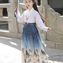 原創正品馬面裙女童漢服秋款中國風兒童唐裝古風古裝春秋季2023新款小女孩 歷史價格詳細信息