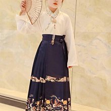 原創正品馬面裙女童漢服秋款中國風兒童唐裝古風古裝春秋季2023新款小女孩 歷史價格詳細信息