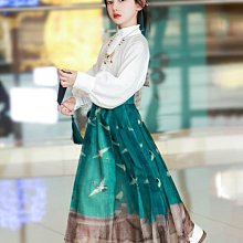 原創正品馬面裙女童漢服秋款中國風兒童唐裝古風古裝春秋季2023新款小女孩 歷史價格詳細信息