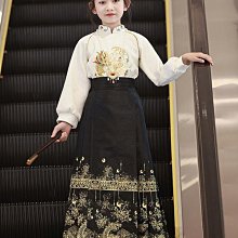 2023新款漢服套裝中國風唐裝女孩旗袍演出服兒童運動會開幕式服裝 歷史價格詳細信息