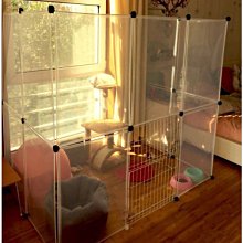 寵物圍欄狗狗貓咪籠子家用貓窩貓舍柵欄隔離門欄中小型犬室內別墅 歷史價格詳細信息