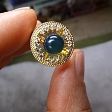 《藍晶寶石玉石特賣批發區》→ 〈包臺戒指系列〉→天然黑天眼珠牛奶玉髓包臺戒指→Z1794-3 歷史價格詳細信息