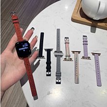 Apple Watch 1/2/3/4/5/6/7/SE 釘子扣真皮錶帶 iwatch替換錶帶 38mm/40mm/41mm 黑色 歷史價格詳細信息