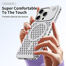 適用iPhone15ProMax手機殻蜂窩散熱支架膚感磁吸蘋果14防摔保護套 歷史價格詳細信息
