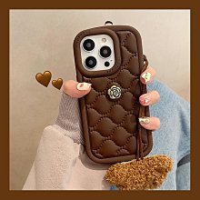 菱形格山茶花裝飾鏈條牛皮包 DEAR.M #95947256 ????????韓國連線 歷史價格詳細信息