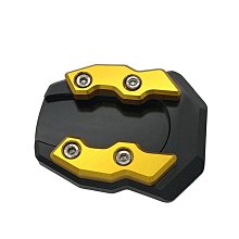 腳撐 現貨 適用鈴木UUUYUE125 踏板車改裝鋁合金 邊撐  腳撐 加大墊中撐墊配件 歷史價格詳細信息