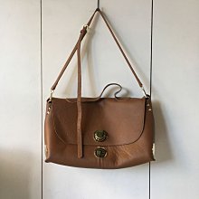 「 二手包 」 真皮手提斜背包（紫色）L 歷史價格詳細信息