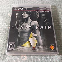 PS3 暴雨殺機 Heavy Rain (中文版)**(二手片-光碟約9成5新)【台中大眾電玩】 歷史價格詳細信息