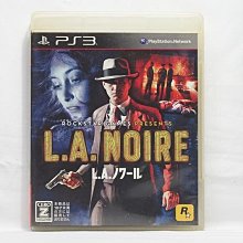 PS3 黑色洛城 L.A. Noire 純日版 日文版 二手良品 光碟無刮 歷史價格詳細信息